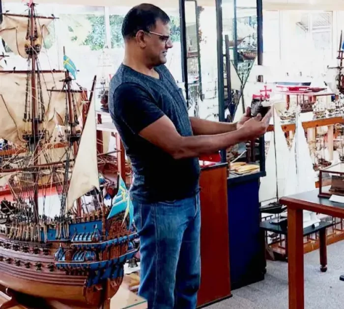 Bobato showroom and ship models in Mauritius